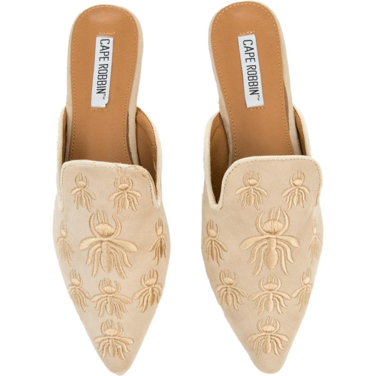 Cape Robbin Cell-18 Beige Mules Nude – TiltedSole.com