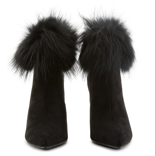 Stallion-1 Fur Heel Booties