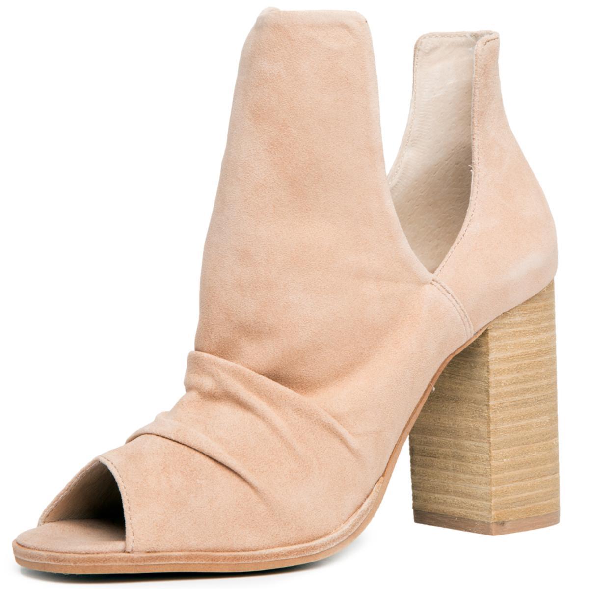 Kristin Cavallari x Chinese Laundry Peep Toe Booties TiltedSole