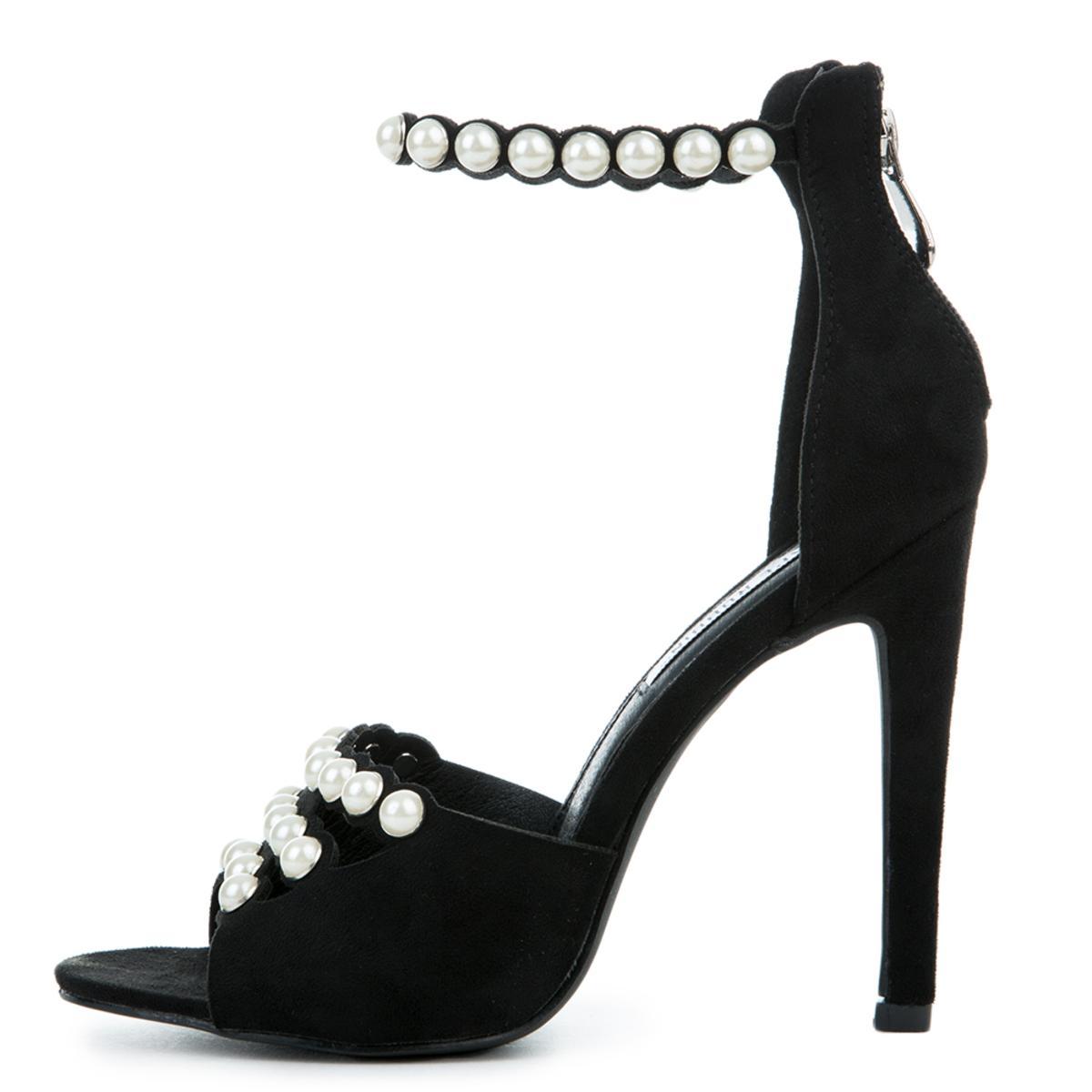 Meg047 Black High Heel BLACK – TiltedSole.com