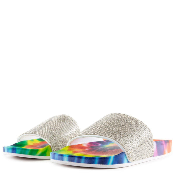 Delma 9 Rhinestone Slides TiltedSole