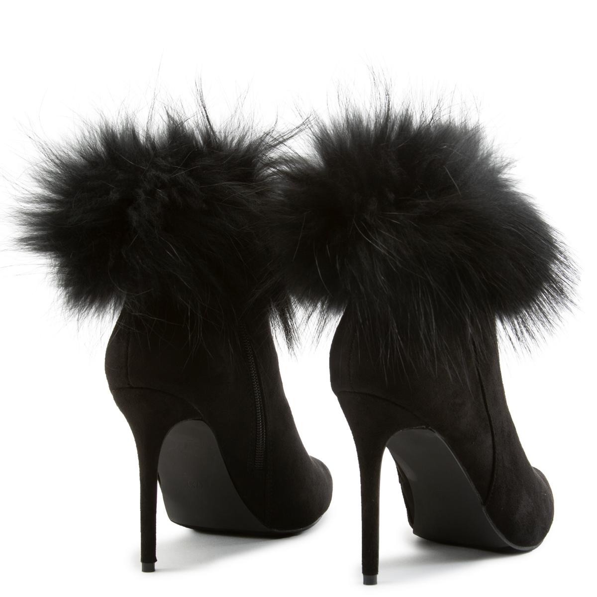 Stallion-1 Fur Heel Booties