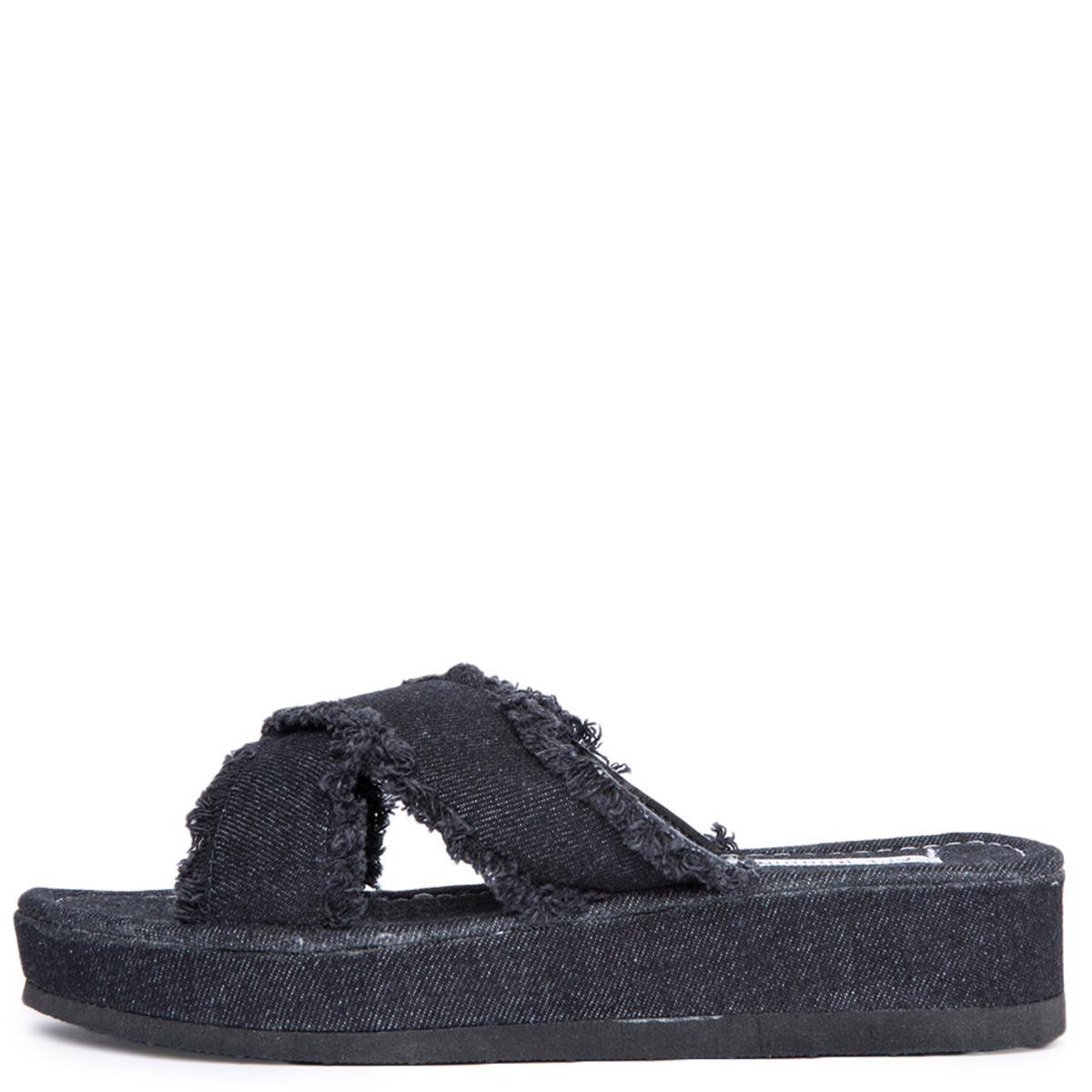 Cape Robbin Hera-3 Black Sandals Black