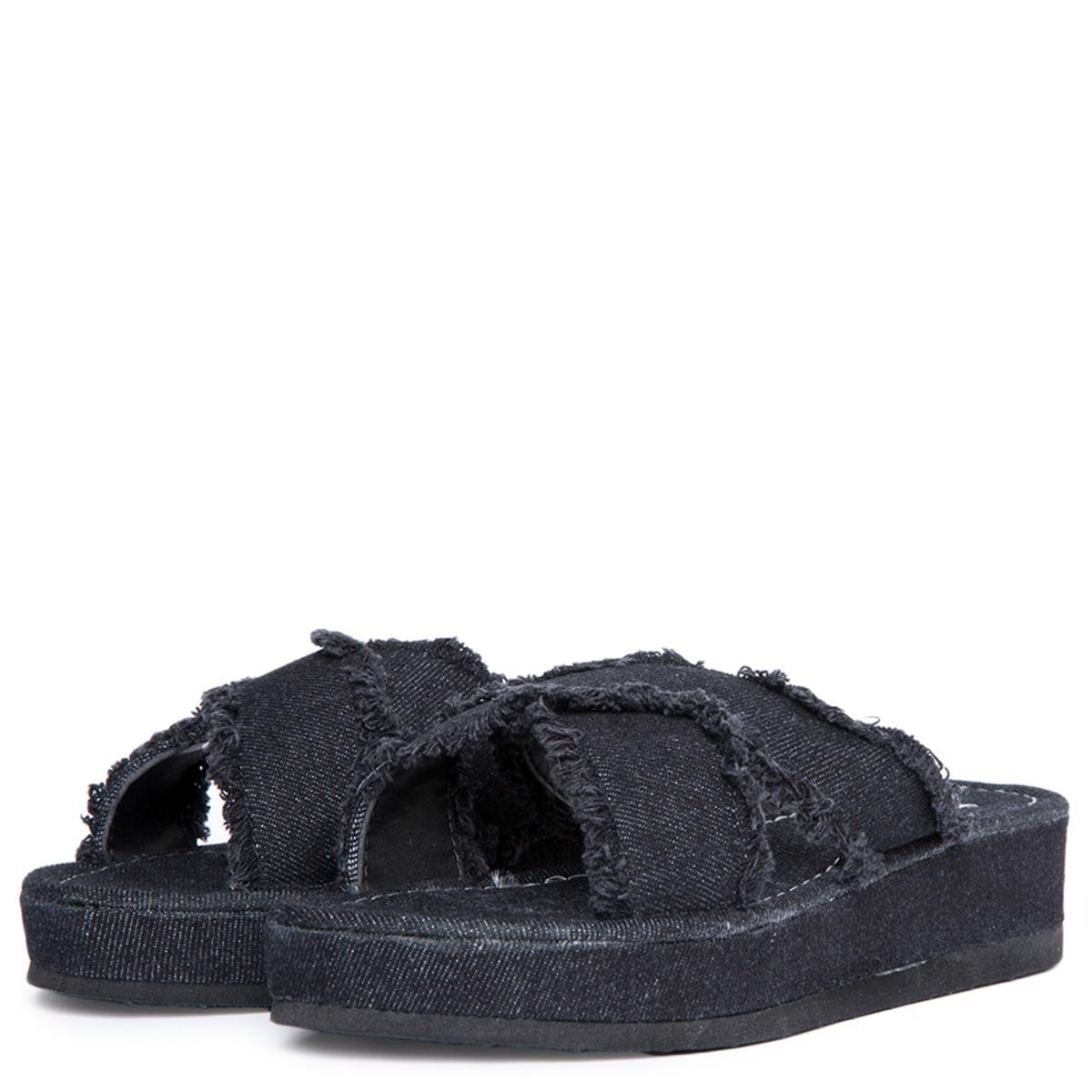 Cape Robbin Hera-3 Black Sandals Black