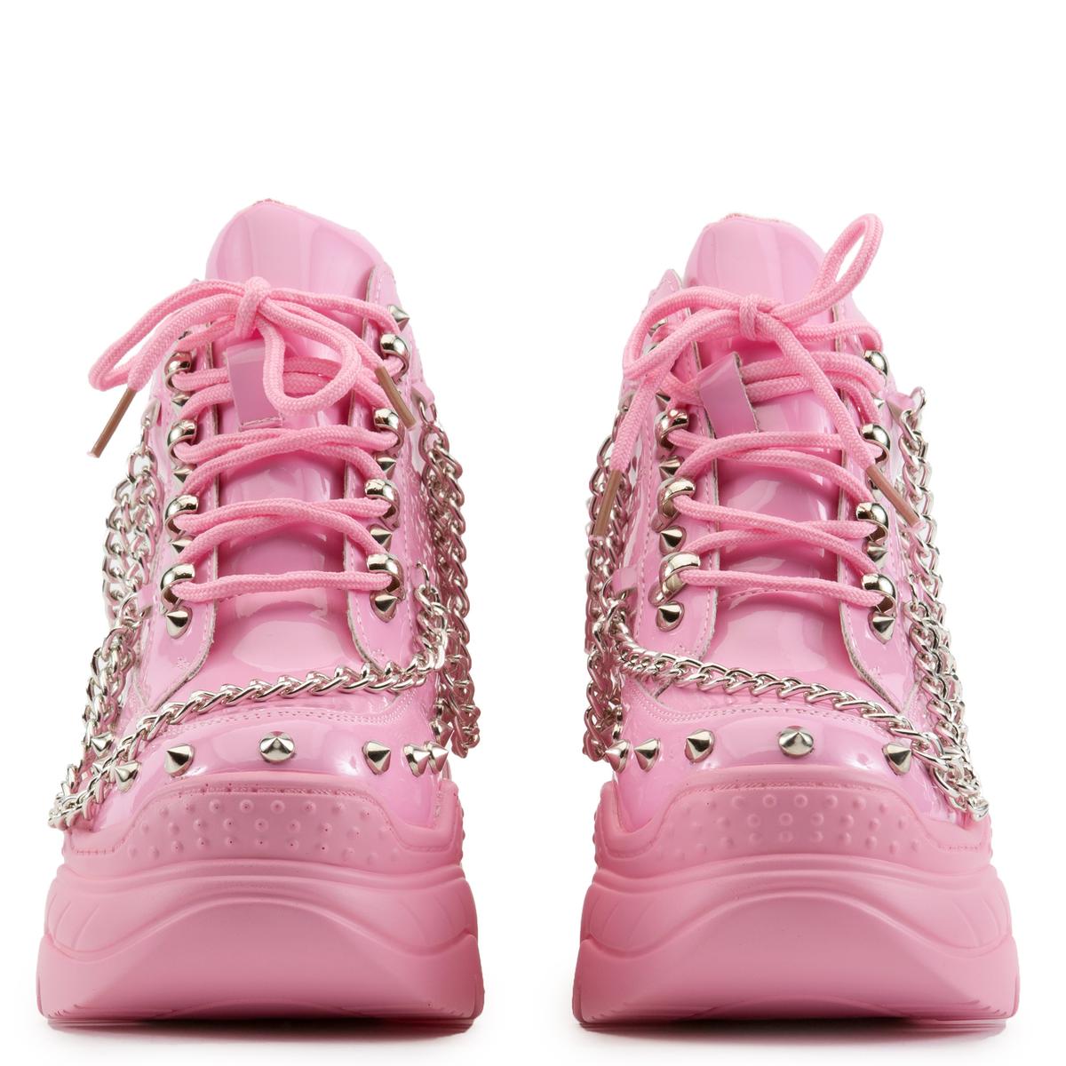 Anthony Wang Space Candy Embellished Stud Design Platform Lace up Fashion  Sneaker Size Leopard Size 6 | Fashion Sneakers - Amazon.com